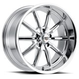 REV Wheels 110 Classic Series Chrome 20x8 Wheel, Classic, 20 in. x 8 in., Aluminum, Chrome, 5 x 4.75 in. Bolt Circle, 4.5 in. Backspace, Each thumbnail 1