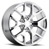 REV Wheels 586 Series OE Replica Chrome 22x9 Wheel, Series, Replica, 22 in. x 9 in., Aluminum, Chrome, 6 x 5.5 in. Bolt Circle, 6.26 in. Backspace, Each thumbnail 1