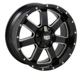 REV Wheels 885 Series Offroad Gloss Black Machined 20x9 Wheel, Series, Offroad, 20 in. x 9 in., Aluminum, Machined, 5 x 5 in. Bolt Circle, 4.53 in. Backspace, Each thumbnail 4