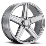 REV Wheels 652 Series OE Replica Chrome IROC 20x9 Wheel, Series, Replica, 20 in. x 9 in., Aluminum, Chrome, 5 x 5 in. Bolt Circle, 4.5 in. Backspace, Each thumbnail 1