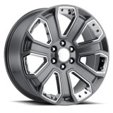 REV Wheels 588 Series OE Replica Silver 22x9 Wheel, Series, Replica, 22 in. x 9 in., Aluminum, Silver, 6 x 5.5 in. Bolt Circle, 6.10 in. Backspace, Each thumbnail 1