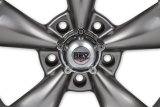 REV Wheels 100 Classic Series Anthracite 18x8 Wheel, Classic, 18 in. x 8 in., Aluminum, Anthracite, 5 x 5 in. Bolt Circle, 4.5 in. Backspace, Each thumbnail 4