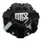 REV Wheels Replacement Center Caps C10885C Cap, Plastic, Black, Snap-On, 885 Offroad Series Wheels, Each thumbnail 1