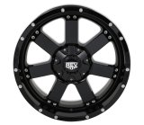 REV Wheels 885 Series Offroad Gloss Black 20x9 Wheel, Series, Offroad, 20 in. x 9 in., Aluminum, Black, 6 x 5.5 in./135mm Bolt Circle, 4.53 in. Backspace, Each thumbnail 5