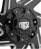 REV Wheels Replacement Center Caps C10895B-6 Cap, Plastic, Gloss Black, Snap-On, 6-Lug Wheels, Each thumbnail 1