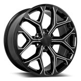 REV Wheels 582 Series OE Replica Gloss Black 22x9 Wheel, Series, Replica, 22 in. x 9 in., Aluminum, Black, 6 x 5.5 in. Bolt Circle, 5.94 in. Backspace, Each thumbnail 1