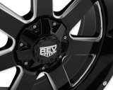 REV Wheels 885 Series Offroad Gloss Black Machined 17x9 Wheel, Series, Offroad, 17 in. x 9 in., Aluminum, Machined, 6 x 5.5 in. Bolt Circle, 5 in. Backspace, Each thumbnail 8