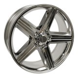 REV Wheels 652 Series OE Replica Chrome IROC 22x9.5 Wheel, Series, Replica, 22 in. x 9.5 in., Aluminum, Chrome, 5 x 4.75 in. Bolt Circle, 5.84 in. Backspace, Each thumbnail 1
