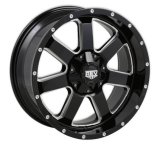 REV Wheels 885 Series Offroad Gloss Black Machined 17x9 Wheel, Series, Offroad, 17 in. x 9 in., Aluminum, Machined, 5 x 5 in./5.5 in. Bolt Circle, 4.53 in. Backspace, Each thumbnail 5
