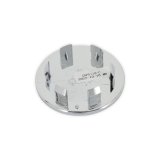REV Wheels Replacement Center Caps C10652C Cap, Plastic, Chrome, Snap-On, 652 OE Replica Series Wheels, Each thumbnail 1