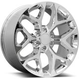 REV Wheels 582 Series OE Replica Chrome 22x9 Wheel, Series, Replica, 22 in. x 9 in., Aluminum, Chrome, 6 x 5.5 in. Bolt Circle, 5.94 in. Backspace, Each thumbnail 1