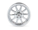 REV Wheels 110 Classic Series Chrome 17x8 Wheel, Classic, 17 in. x 8 in., Aluminum, Chrome, 5 x 4.75 in. Bolt Circle, 4.5 in. Backspace, Each thumbnail 2