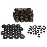 Howards Cams Stock Diameter Performance Valve Spring and Retainer Kits 98636-K11 Kits, Single, Std., 1.514 in. O.D., 348 lbs./in., 0.344 in. Dia. Stem, Retainers, 7-Degree Locks, Damper Spring, Kit thumbnail 2