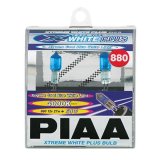 PIAA Xtreme White Plus Light Bulbs 18880 Bulbs, Plus, 880, 27 watt, Cool White, Pair. thumbnail 1