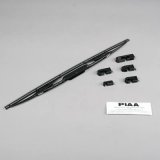 PIAA Super Silicone Wiper Blades 95043 Blade, Silicone, Black Steel Frame, Black Blade, 17 in., Each thumbnail 8