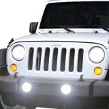 PIAA LP530 LED Lamp Kits 5372 Auxiliary Lights, Driving Lamps, Round, 12 V, 6 watts, 3.5 in. Diameter, Clear, Wiring Harness, Kit thumbnail 2