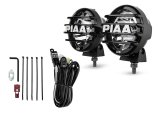 PIAA LP550 Series Driving Lights 5572 Auxiliary Lights, Series, LED Driving/Spot Style, Round, Clear Lens, White Bulb, 5.188 in. Diameter, Pair thumbnail 1