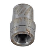 FK Weldable Tube Ends 2107L End, Weldable, Chromoly Steel, 1.000 in. Diameter, 5/8 in.-18 LH Thread, Smooth/Groove End, Each thumbnail 1