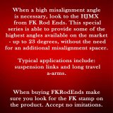 FK HRSMX-T/HIN-T Series Rod Ends HJMXL6T End, Series, 3/8 in.-24 LH, Male Threads, 3-piece, Steel, 0.375 in. Bore, Each thumbnail 1