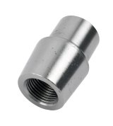 FK Weldable Tube Ends 2808 End, Weldable, Chromoly Steel, 1.250 in. Diameter, 3/4 in.-16 RH Thread, Smooth End, Each thumbnail 1