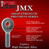 FK JMX/JMXL Series Rod Ends JMX10T End, Series, 5/8 in.-18, Male Threads, 3-piece, Alloy Steel, 0.625 in. Bore, Each thumbnail 3