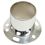 Gorilla Hub Covers HC228 Center Cap, Cover, Push-through, Open End, Steel, Chrome, 4.25 in. Diameter, 4.20 in. Length, Each thumbnail 1
