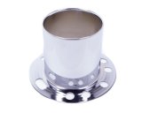 Gorilla Hub Covers HC228 Center Cap, Cover, Push-through, Open End, Steel, Chrome, 4.25 in. Diameter, 4.20 in. Length, Each thumbnail 2