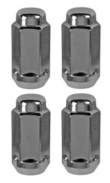 Gorilla Lug Nuts 76157HTB Nuts, 5/8 in.-18 RH, Conical Seat, 60 degree, Chrome, Set of 4 thumbnail 1