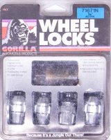 Gorilla Wheel Locks 71681N Lug Nuts, Conical Seat, 1/2 in. x 20 RH, Closed End, Locking, Chrome Plated Steel, Set of 4 thumbnail 2
