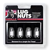 Gorilla Lug Nuts 000000000000041137 Nuts, Conical Seat, Bulge, 12mm x 1.50 RH, Closed End, Chrome Plated Steel, Set of 4 thumbnail 1