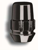 Gorilla Wheel Locks 71631NBC Lug Nuts, Conical Seat, 12mm x 1.50 RH, Closed End, Locking, Black Chrome Steel, Set of 4 thumbnail 2