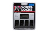Gorilla Wheel Locks 71631NBC Lug Nuts, Conical Seat, 12mm x 1.50 RH, Closed End, Locking, Black Chrome Steel, Set of 4 thumbnail 3