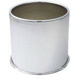 Gorilla Hub Covers HC205 Center Cap, Steel, Chrome, Push-Through, 4.900 in. Diameter, Open End Style, 4.900 in. Length, Each thumbnail 1