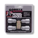 Gorilla Guard Wheel Locks 000000000000061641 Lug Nuts, Steel, Chrome, 14mm x 1.50 RH, Bulge Conical Seat, 13/16 in. Wrench, Set of 4 thumbnail 1