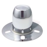 Gorilla Hub Covers HC226 Center Cap, Steel, Chrome, Push-through, 3.195 in. Diameter, Derby Style, 3.700 in. Length, Each thumbnail 1