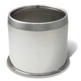 Gorilla Hub Covers HC212SS Center Cap, Stainless Steel, Polished, Push-Through, 5.100 in. Diameter, Open End, 4.250 in. Length, Each thumbnail 1