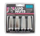 Gorilla Lug Nuts 76197XL Nuts, Conical Seat, Bulge, 9/16 in. x 18 RH, Closed End, Chrome Plated Steel, Set of 4 thumbnail 1