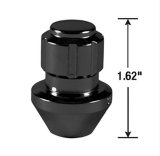 Gorilla Wheel Locks 96644BDX Lug Nuts, Steel, Black Chrome, Conical Seat, 14mm x 1.50 RH, Closed End, Locking, Set of 24 thumbnail 1
