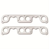 Remflex Exhaust Header Gasket Sets 2014 and Manifold Gaskets, Brodix Spread Port, Graphite, Fits Stahl Spread Port 7-bolt Pattern Only, Chevy, Small Block, Pair thumbnail 1