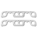 Remflex Exhaust Header Gasket Sets 2014 and Manifold Gaskets, Brodix Spread Port, Graphite, Fits Stahl Spread Port 7-bolt Pattern Only, Chevy, Small Block, Pair thumbnail 2