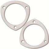 Remflex Collector Gaskets 8004 Gaskets, Graphite, 3-Hole, 4.00 in. Inside Diameter, Pair thumbnail 1