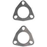 Remflex Collector Gaskets 8008 Gaskets, 3-bolt Flange, 2.00 in. I.D., 2.688 in. To 2.938 in. Slotted Bolt Hole Spacing, Pair thumbnail 2