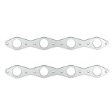 Remflex Exhaust Header Gasket Sets 3026 Gasket, Graphite, Round Port, Ford, Powerstroke, 7.3L, V8, Each thumbnail 2