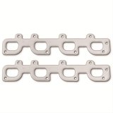 Remflex Exhaust Header Gasket Sets 6022 and Manifold Gaskets, Stock Port, Graphite, Chrysler, Dodge, Jeep, Hemi Gen III, Pair thumbnail 1