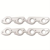Remflex Exhaust Header Gasket Sets 2036 and Manifold Gaskets, Round Port, Graphite, for Use with Raised Weld Bead Headers, Chevy Big Block, Pair thumbnail 1