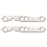 Remflex Exhaust Header Gasket Sets 2032 GM V8, SBC, 1-1/4" x 1-5/8" Oval Prt, Use with raised weld bead headers - add sealing mat around the weld bead thumbnail 1