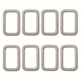 Remflex Exhaust Header Gasket Sets 3034 and Manifold Gaskets, Rectangular Port, Graphite, for Applications with Bassani Model 46049C Headers, 4-valve Only, Ford 4.6L, Set of 8 thumbnail 1