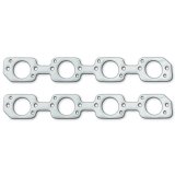 Remflex Exhaust Header Gasket Sets 3066 and Manifold Gaskets, Round Port, Fits Trickflow Twisted Wedge Small Block Windsor Cylinder Heads, Ford, Small Block Windsor, Pair thumbnail 2