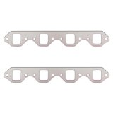 Remflex Exhaust Header Gasket Sets 3039 and Manifold Gaskets, Square Port, Graphite, Fits Heads with 3 in. Bolt Hole Spacings On Each Port, Ford, Small Block Windsor, Set thumbnail 2