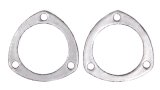 Remflex Collector Gaskets 8002 Gaskets, Graphite, 3-Hole, 3.00 in. Inside Diameter, Pair thumbnail 2